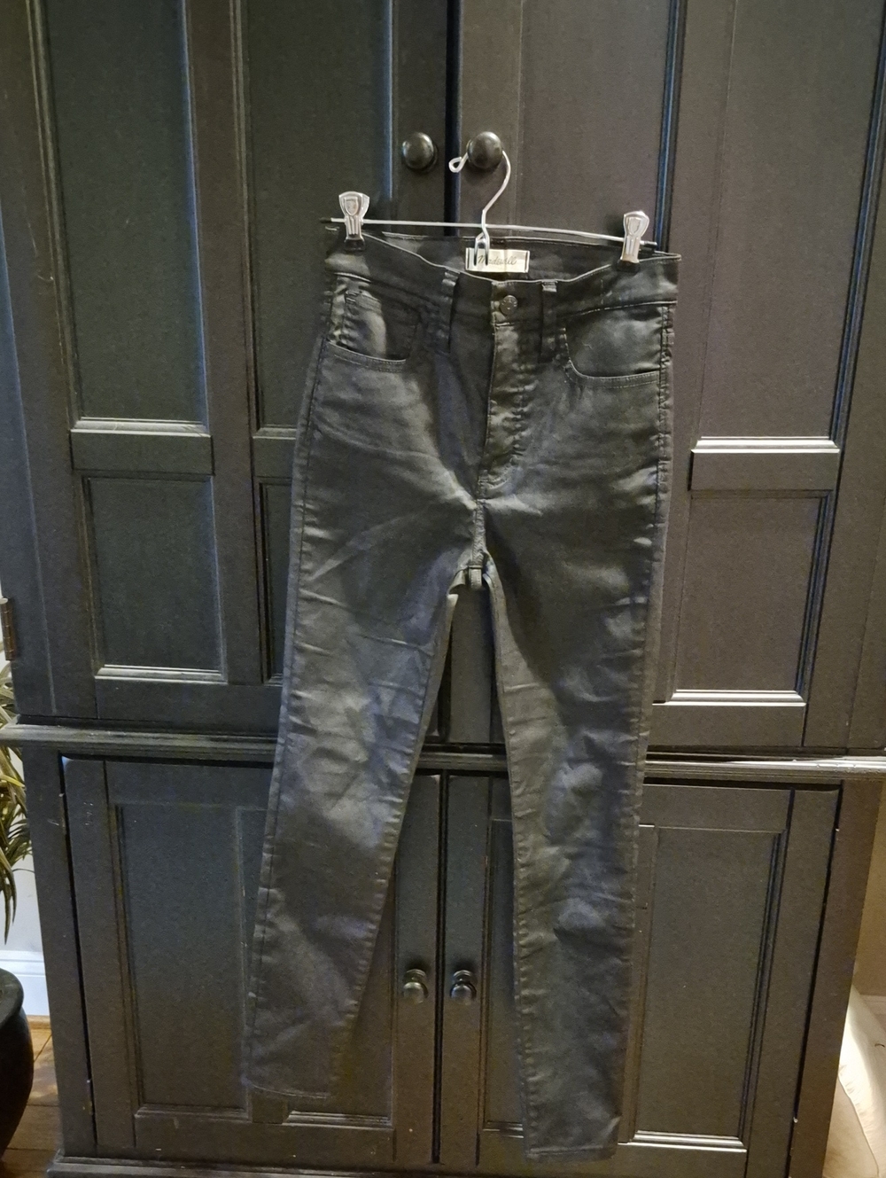 Madewell High-Rise Slim Jeans in Black